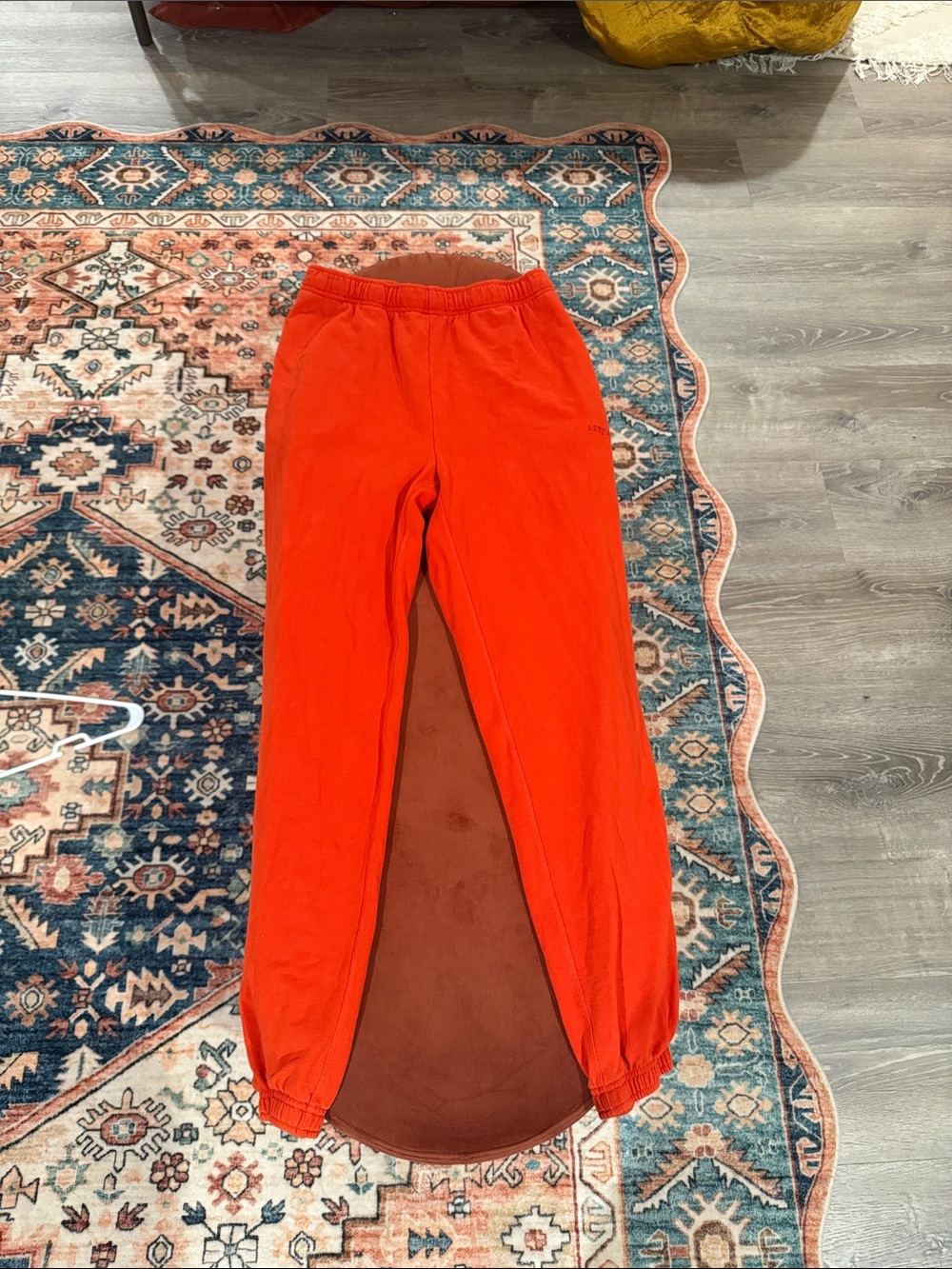 Aritzia Bright Red Track Pants